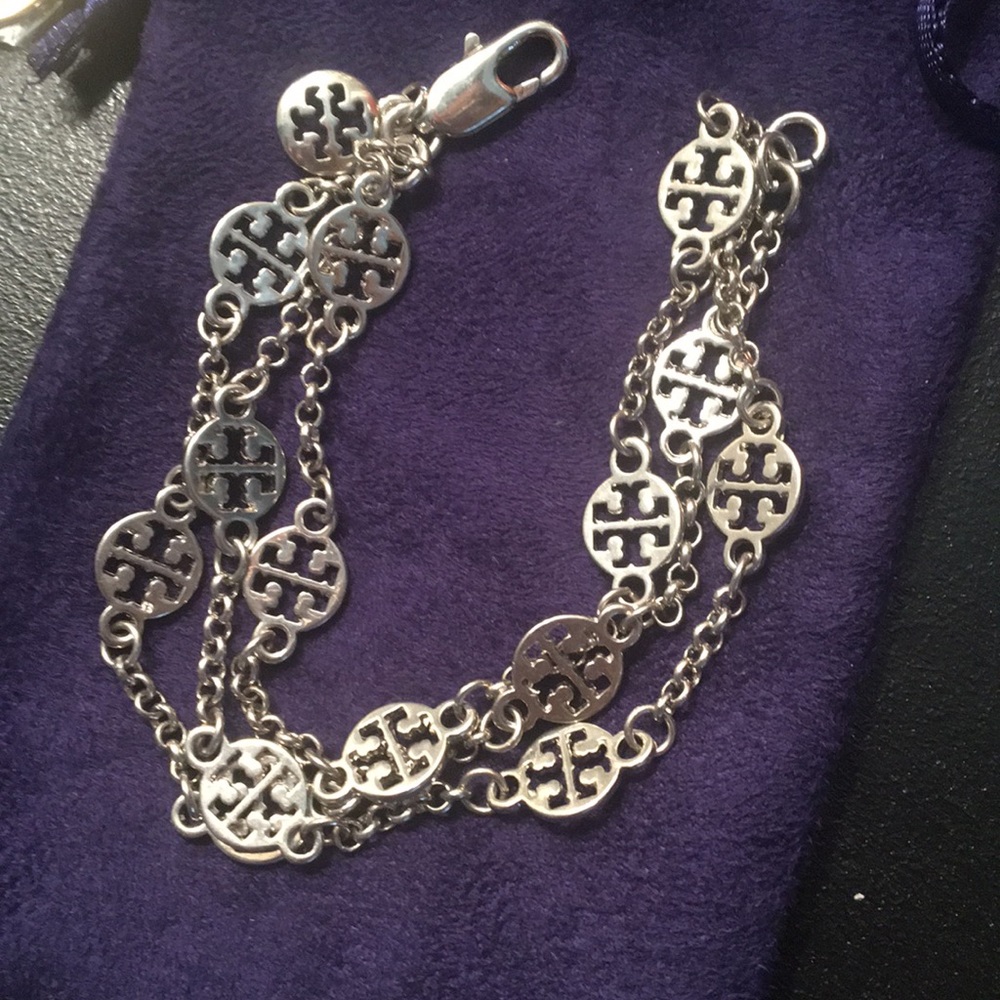 Tory Burch silver bracelet